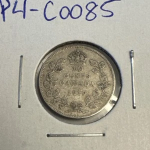 1919 10 Cent Canada - VG - .925 - Picture 1 of 2