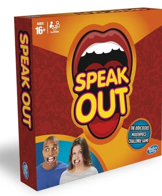 Speak Out Ridiculous Mouthpiece Challenge Game Hilarious Hasbro 2016 New SEALED - Image 1 of 3