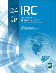 ICC 2024 IRC International Residential Code For One- and Two- Family - Paperback - Imagen 1 de 3