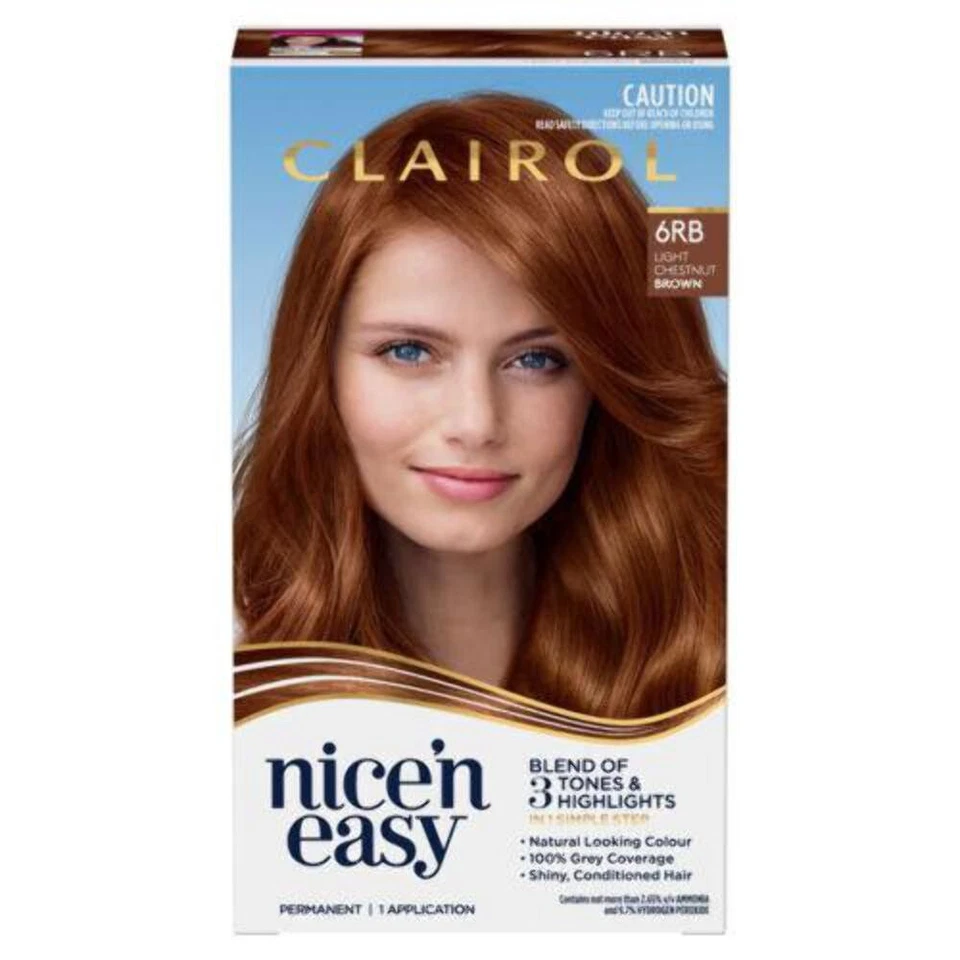 Clairol Nice N’ Easy 6RB Light Chestnut Brown - image 1 of 1