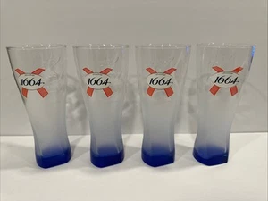 Lot of 4 New Kronenbourg 1664 Blanc Beer 0.5 L (16.9 oz) Pint Glasses - Picture 1 of 11