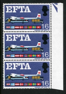 1967 1/6 EFTA (O) KONSTANTE VARIANTE. SG 716h - Bild 1 von 1