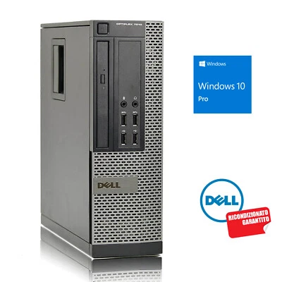 DELL COMPUTER OPTIPLEX 7010 i5 SFF SSD 128 GB RAM 8 GB USB PC WIN10 COME NUOVO - Immagine 1 di 4