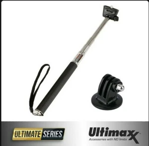 Handheld Pole Extendable Monopod Selfie Stick with GoPro Adapter - Picture 1 of 4