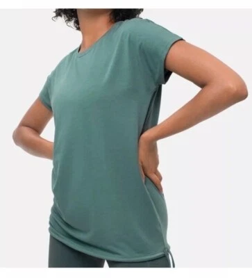 Outdoor Voices Mujer Conjunto Listo Corbata Manga Corta Sudadera Enebro XS Foto 1 de 4