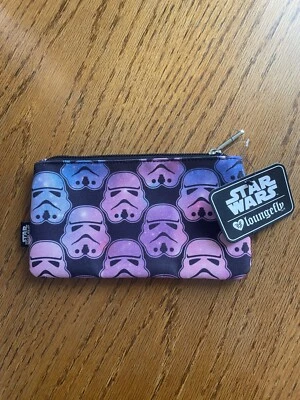 Estuche para lápices Star Wars Stormtrooper bolsa de cosméticos Loungefly Disney Store nuevo con etiquetas Foto 1 de 2