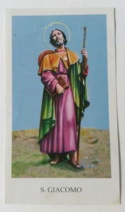 Santino Holy Card San S. Giacomo Maggiore Apostolo - Bild 1 von 1