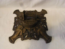Christmas Tree Stand Four Angel Cast Iron DRGM Antique German #UEBN