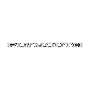 1968-1972 ""Plymouth""/HoodTrasero Cubierta Emblema Mopar Alta Calidad Nuevo 3 Pines Montaje - Imagen 1 de 6