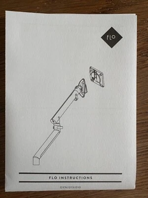 CBS Flo Herman Miller New Boxed Single VESA Monitor Arm Silver with Desk Clamp - Image 1 of 4