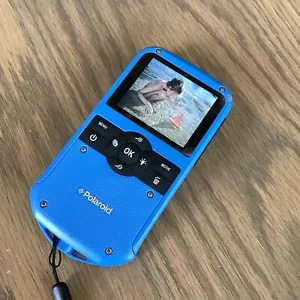 BLUE Polaroid All Weather Digital Camcorder ID610. Brand New With Screen Seal - Picture 1 of 3