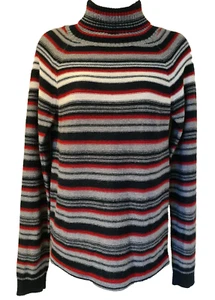 Suéter Dolce & Gabbana D&G Jersey a Rayas Cuello Redondo Tejido Lana Talla M Reino Unido 12 - Imagen 1 de 12