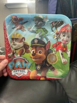 Paw Patrol Large Dinner Plates Party Supplies Decorations (8ct) New!!! - Image 1 of 2
