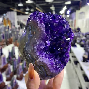 Tratamiento Bloque Amatista Mina Cristal Amatista Natural Uruguay 3.19LB - Imagen 1 de 12