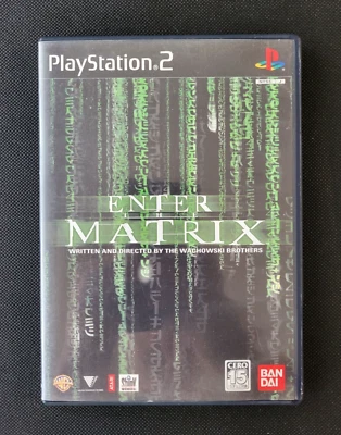 ENTER THE MATRIX PS2 Sony PlayStation 2 Japan version Tested Bandai - Image 1 of 4