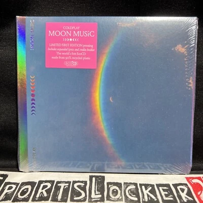 Coldplay Moon Music *SIGNED* CD Limited First Edition First Eco Rainbow EcoCD - Image 1 of 4