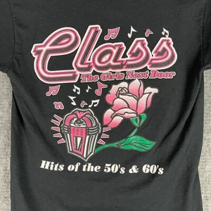 Vintage Rockabilly Shirt Gilrs Youth 14-16 Large Music Dancing Retro Do Wop - Picture 1 of 10