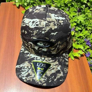 Oakley Classic Tincan Liquid Desert Camo Brown Tan Cap Hat NWOT Men's L/XL - Picture 1 of 7