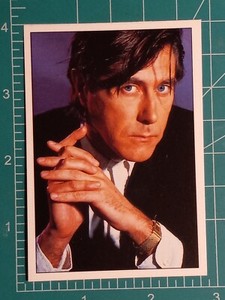 1988 Panini Smash Hits Pop ROCK Music Stars sticker CARD BRYAN FERRY ROXY MUSIC 