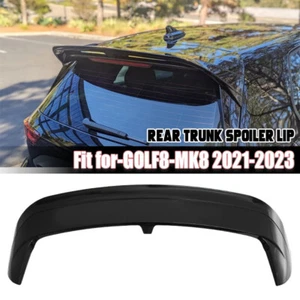 Rear Roof Spoiler Upper Splitter Lip For VW Golf MK8 GTD GTE GTI R R Line 20-24 - Picture 1 of 14