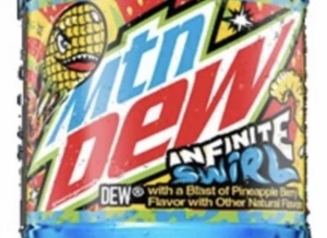 🍍PRE🫐ORDER🍓 2x 20oz Mountain Dew Infinite Swirl Bottles JUNE 17th
