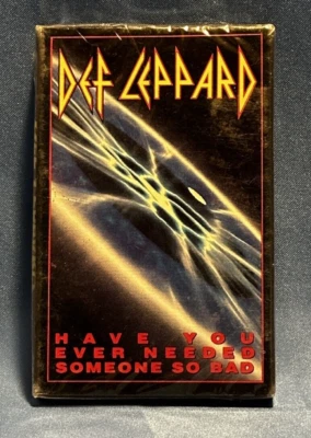 Def Leppard - Have You Ever Needed Someone So Bad Cassette Single SEALED! 1992 - Image 1 of 3