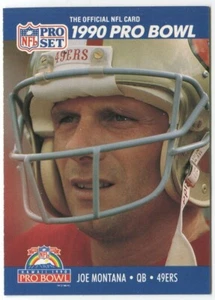 1990 Pro Set #408 Joe Montana San Francisco 49ers - Pro Bowl - Picture 1 of 2