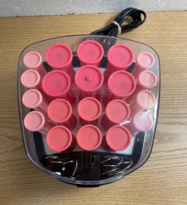 Conair Hot Rollers Curls & Waves Set 20 Curlers Clips Pageant Hair Tested Works - Image 1 of 4