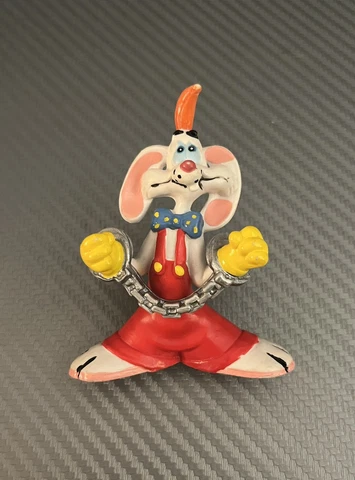 Vintage Disney Amblin Who Framed Roger Rabbit Handcuff Plastic Figure 1987 Toy Cover