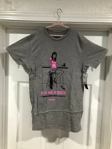 ALTAMONT T-SHIRT GIRL, BUY ME A BEER GREY COLOR (SIZE: SMALL) NEW FREE SHIPPING - Picture 1 of 11