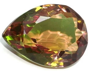 AAA+ 32.10 CT Alexandrite Pear Cut Loose Gemstone for Ring Pendant Women/Her - Picture 1 of 9