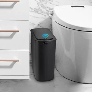 2.6 Gal Motion Sensor Trash Can with Lid Touchless Wastebasket for Toilet RV - Picture 1 of 7