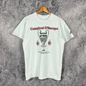 Adidas AC Milan Champions League 2003 Camiseta Vintage Ganador Blanco Talla M - Imagen 1 de 10