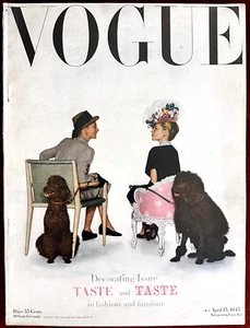 Vogue Magazine ~ April 15, 1945 ~ Rawlings Sono Osato Betsey Cushing Kay Bell - Bild 1 von 16