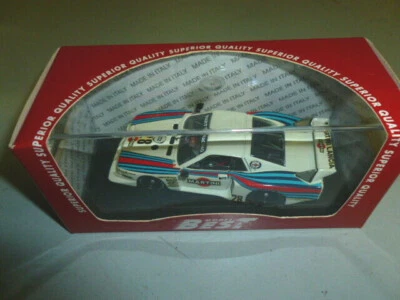 Lancia Beta Montecarlo #28 Accident Silverstone 1981 Patrese Cheever 1:43 Model - Immagine 1 di 2