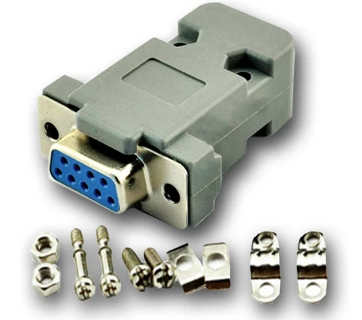 🇬🇧 DB9 9 Pin Female D-SUB Socket Shell Adapter Connector Housing