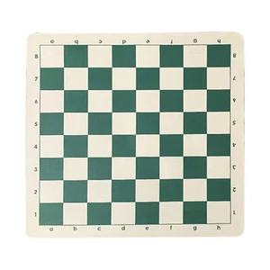 Tournament Chess Board Soft PU Leather Chess Game Board Tournament Chess Green - Picture 1 of 11