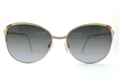 occhiali da sole Safilo vintage donna modello 214 colore oro/giallo/rosso - Immagine 1 di 4