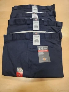 Dickies 874 Men's Work Pants NAVY - Size 42 x 30 - Picture 1 of 2