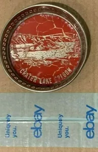 Vintage Metal Crater Lake, Oregon Coaster - Picture 1 of 3