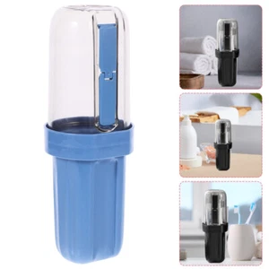 Taza de enjuague bucal caja de cepillo de dientes estuches de pasta de dientes de viaje soporte portátil - Imagen 1 de 12