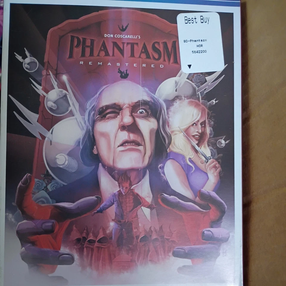 PHANTASM Remastered BLU RAY & DVD COMBO DON COSCARELLI ANGUS SCRIMM HORROR 1979 - Image 1 of 1
