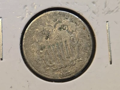 1872 United States Shield 5C Nickel TOUGH DATE - Image 1 of 2