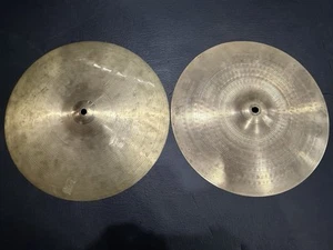 Zildjian 14" Vintage New Beat Hi-Hats - Picture 1 of 5