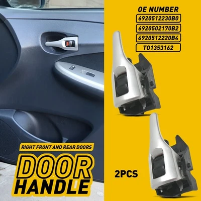 For Toyota Corolla Matrix Inside Pair Door Handles Front & Rear Right 2009-2015 - Image 1 of 4