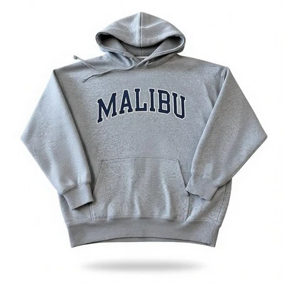 Brandy Melville Malibu Sudadera con Capucha Gris Pullover Sudadera con Capucha Para Mujer Foto 1 de 4