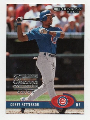 2003 Donruss 芝加哥系列 Corey Patterson 3/5 #252 — 第 1/2 张图片