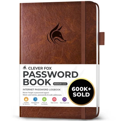 Password Book with alphabetical tabs. Internet Address Organizer Logbook. Med... - Image 1 of 4
