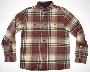 Neu mit Etikett Roark Nordsman langärmliges Flanellhemd für Herren $ 99 M Sangria rot Baumwolle - Bild 1 von 3