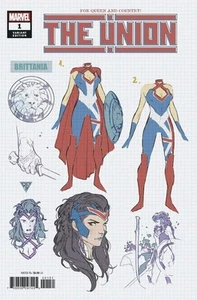 The Union #1C Design Variant, 1st Appearance Britannia, NM 9.4, 1st Print, 2021 - Picture 1 of 1